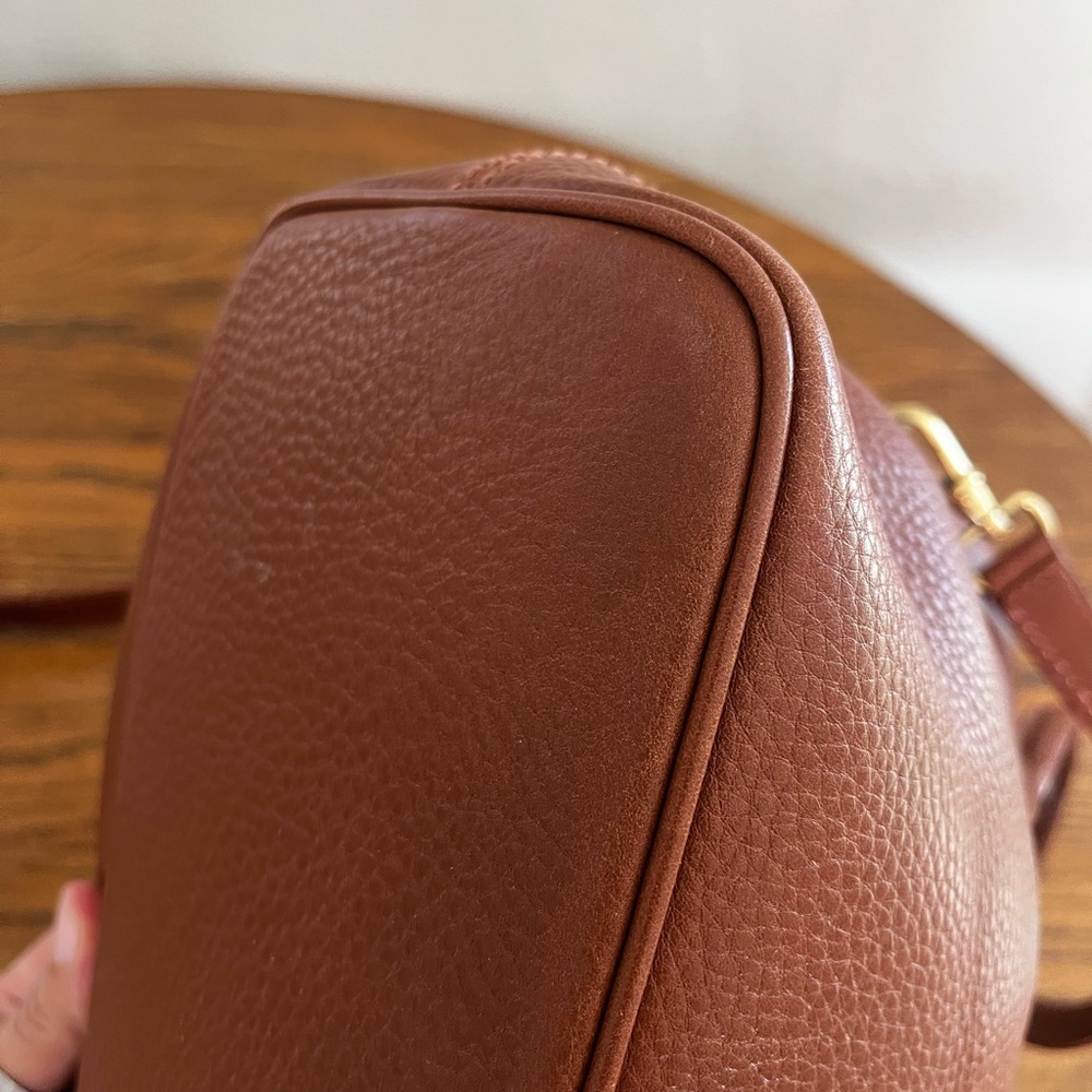 Vintage Coach Sonoma Satchel Brown Leather Shoulder Crossbody Bag - Picture 6 of 15